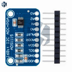 16-Bit ADC Module (ADS1115/ADS1015): I2C 4-Channel Programmable Gain Amplifier for Arduino & Raspberry Pi Compatible