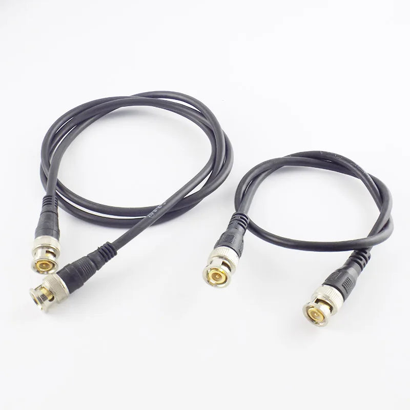 0.5M/1M/2M/3M BNC Male To Male Adapter Cable For CCTV Camera BNC Connector  GR59 75ohm Cable Camera BNC Accessories
