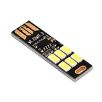 5pcs Portable Mini 5730 USB 6 LED Light 5V Touch Sensor Dimmable Night Light for Power Bank Computer Laptop Book Reading Lamp