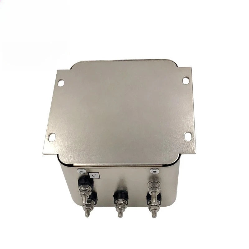 CW12C 10A 20A 30A EMI Filter 3-Phase 4-Wire AC 380V Power Noise Suppression for CNC Industrial Equipment