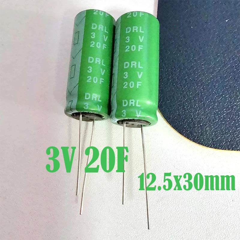 (2PCS)3V 1F 3F 3.3V 5F 10F 15F 20F 25F 30F 40F 70F 100F Supercapacitor /Super Faraday capacitor