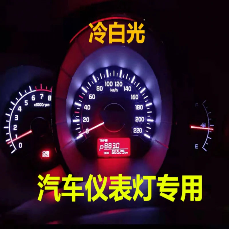 50PCS  3528 4pin LED Lamp Bead White Red Yellow Green Blue Lightbright 1210 Imported Automobile Instrument Panel Lamp
