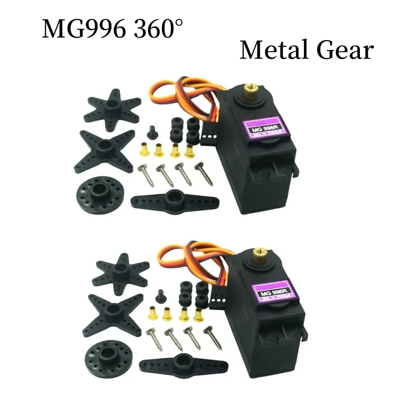 MG996R All Metal Gear Servo 13kg High Torque Digital Servo For Futaba JR 1/8 1/10 RC Car Helicopter Robot Arduino UNO DIY