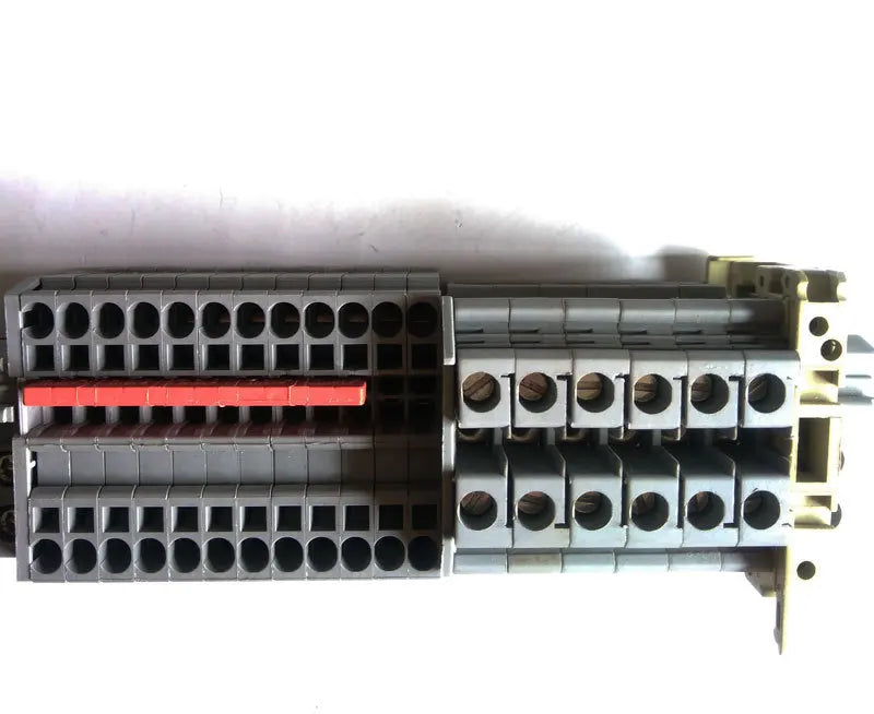 2/3/4/5/10 Seats Terminal Strip Jumper Plug-in Fixed Bridge PT ST UT DIN Rail Terminal Blocks center connection bar Accessories