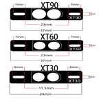 5/10PCS XT30 XT60 XT90 Plug Connector PCB Fixed Seat Welding Board (Without Plugd) for RC Model Airplane Helicopter Multirotor