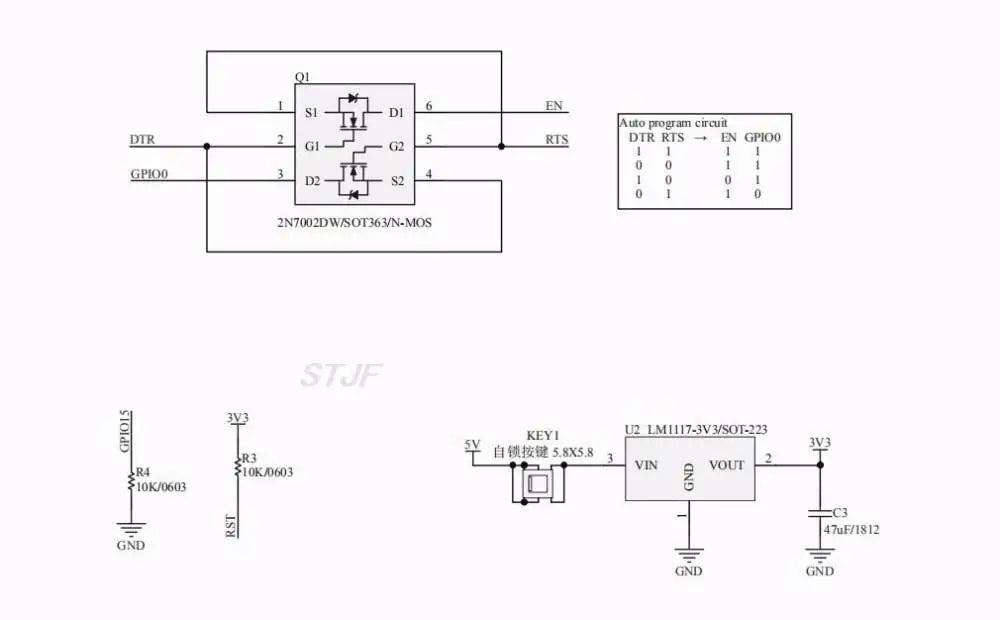 ESP8266 ESP-WROOM-32 ESP32-WROVER Development Board Test Programmer Socket Downloader for ESP-01 ESP-12F ESP-07S ESP-12S ESP32