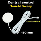 LED Light Switch Control Wireless Touch Sensor Penetrable 25mm Wood Panel 12V 24V 60W Hand Sweep Control Dimmable Touch Dimmer