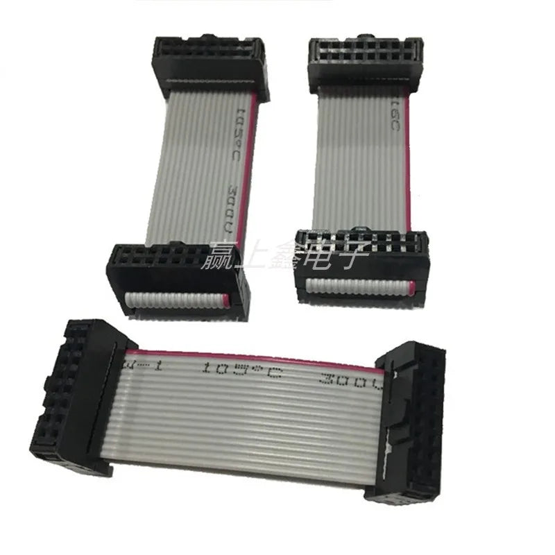 10pcs FC-6P/8/10/14/16/20/34/40P 2.54mm Pitch JTAG AVR Download Cable Wire Connector Gray Flat Ribbon Data Cable 10cm 20cm 30cm