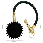 75Psi Auto Tire Tyre Rapid Deflator Pressure Gauge Meter Tool Metal Manometer Barometers Tester Meter for Truck Motorbike