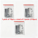 70/210pcs SMD Diodes 7 Values Electronics Schottky Diode Set Includes 1N4007 M7 1N4001 M1 1N4004 M4 SS14 1N5819 US1M RS1M SS34