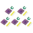 5Pcs Max98357 I2S 3W Class D Amplifier Breakout Interface Dac Decoder Module Filterless Audio Board for Raspberry Pi Esp32