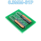 FPC FFC Flexible Flat Cable Extension Connection Board 0.3 MM PCB Pitch 25 31 39 45 51 PIN Connector FPC Adapter
