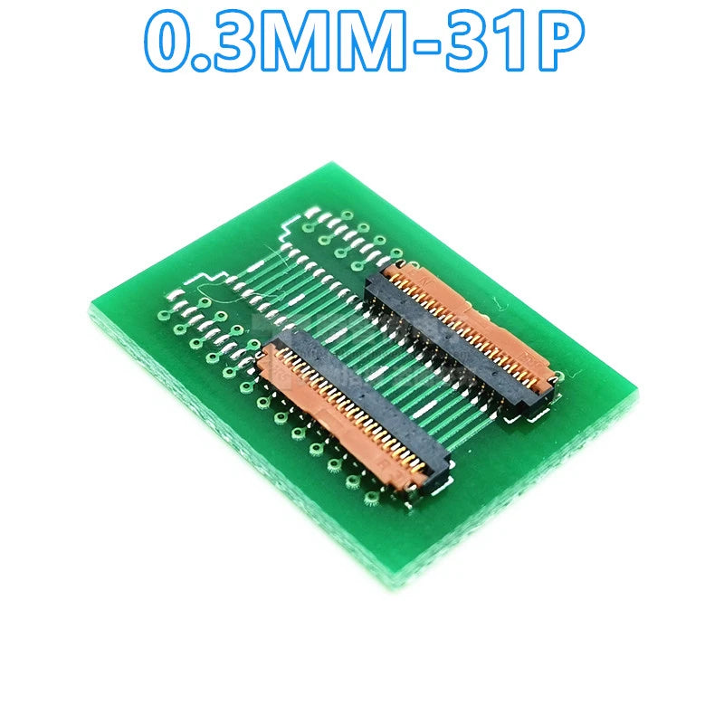 FPC FFC Flexible Flat Cable Extension Connection Board 0.3 MM PCB Pitch 25 31 39 45 51 PIN Connector FPC Adapter