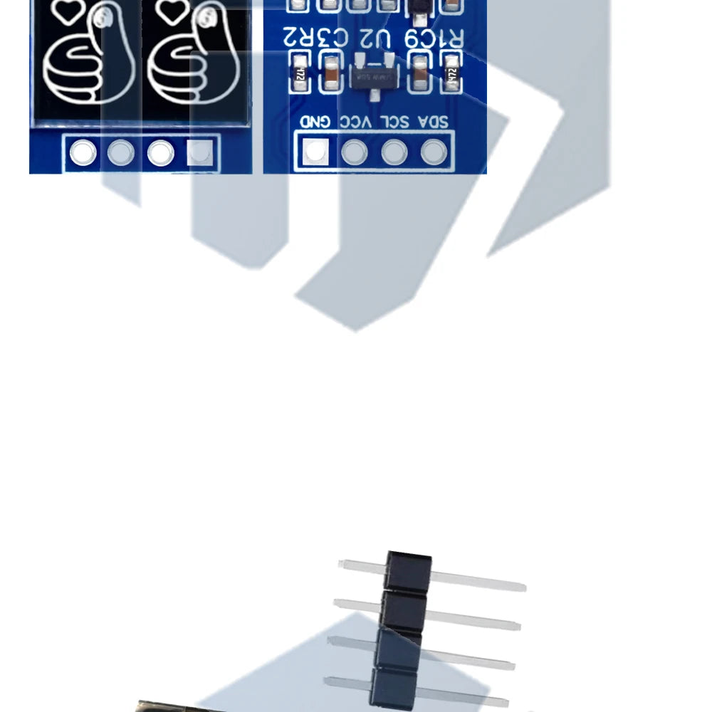 1.09/1.1 Inch OLED Display Module - 128x64 SSD1312 Driver I2C Interface for Arduino (64x128 Resolution, 12864 Type)