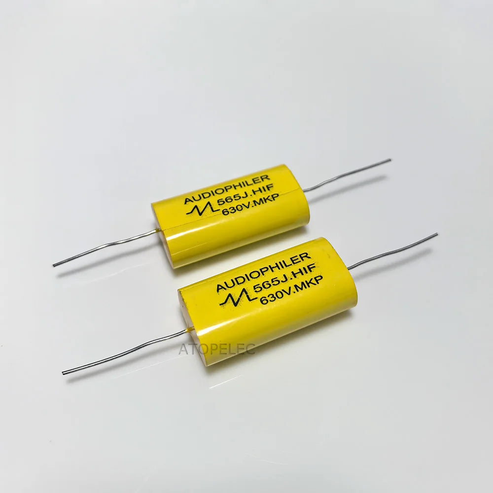 4pcs 630V 5% MKP Film Capacitor Audio Grade For Speaker Crossover 1/1.5/2.2/3.3/4.7/5.6/6.8/8.2/10/15 uF