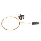 70mm USB Wireless Power Supply Transmitter Coil Charging Module + 10pcs Wireless Led Receiver Lamp Lighting Light Toy Mode