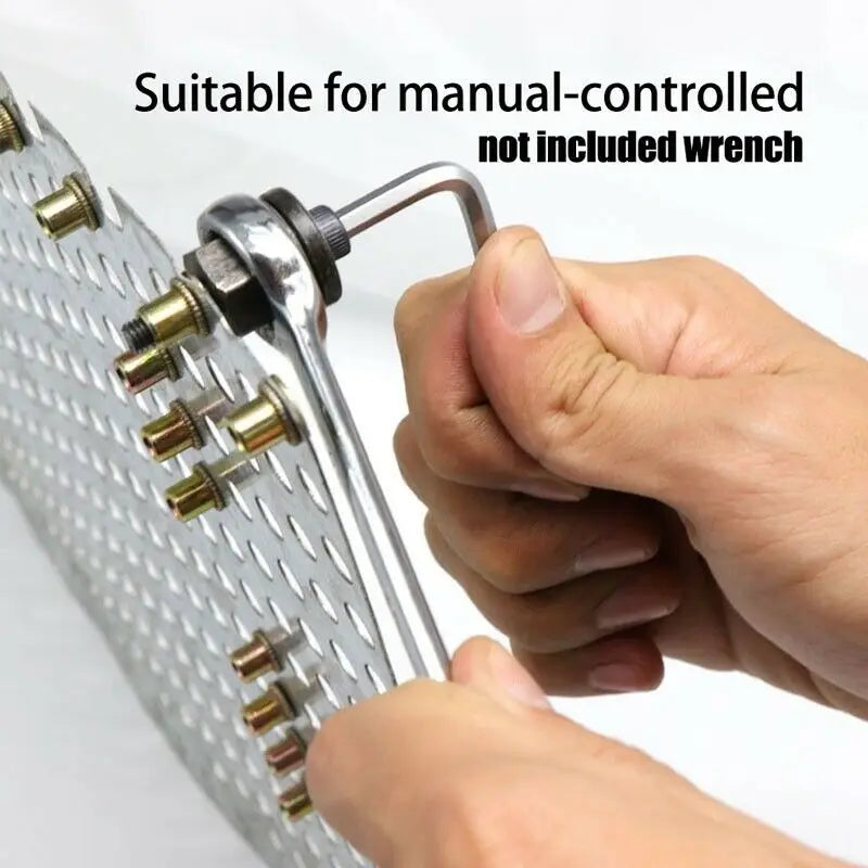 1PC M3 M4 M5 M6 M8 M10 M12 Hand Rivet Nut Gun Head Nuts Simple installation Riveter Rivnut Tool Accessory For Nuts
