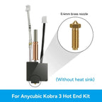 For Anycubic Kobra 3 Combo Hotend Nozzle Thermistor Heating Tube 24v 50w Heater Block For Anycubic Kobra3 Replacement Accesories