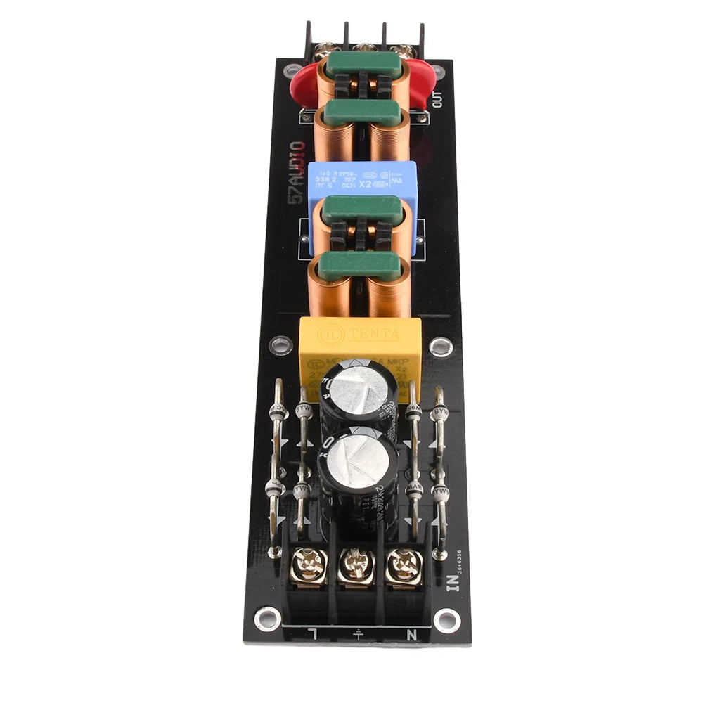 2000W 15A EMI Power Filter Module High Efficiency DC Power Supply Filter DIY Audio