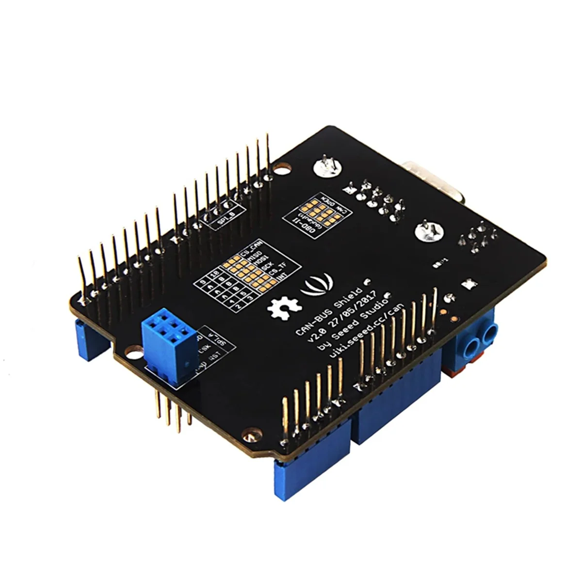 AB01 CAN-Bus Shield V2 for for Controller and Transceiver, CAN-BUS Shield Adopts MCP2515 and MCP2551