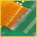 2Pcs 0.85mm/0.9mm/1.25mm Pitch 3/4/6/8/10/12/20/30P Solder Pad Via FPC Cable Pin Gold Plating   Wire Connector Cable Connector
