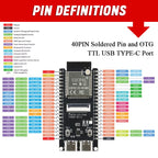 ESP32 S3 N16R8 Development Board with Extend 2.4G Wifi Module for Camera Module OV2640 8MB PSRAM 16MB FLASH ESP32 S3 CAM Type-C