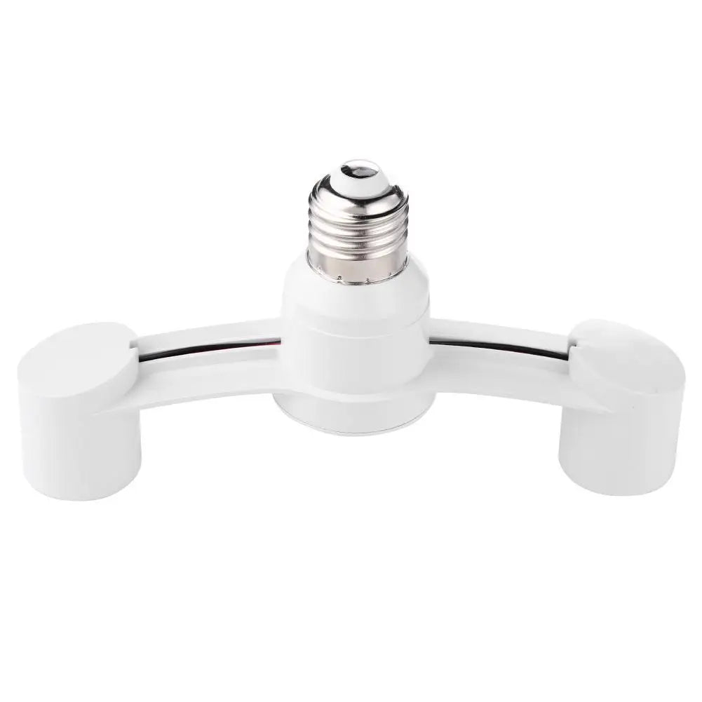1Pcs E27 LED Bulb Lamp Holder 85-285V 2 Heads E27 Base Socket Splitter LED Lamp Socket Light Bulb Adapter Holder Converter