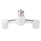1Pcs E27 LED Bulb Lamp Holder 85-285V 2 Heads E27 Base Socket Splitter LED Lamp Socket Light Bulb Adapter Holder Converter