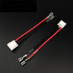 10pcs VH 3-P Open Barrel 3A 2Pin Hollow to 2.8mm/4.8mm/6.3mm Spring Spade Tab Terminal Double-Ended 18AWG 30cm Cable Assembly