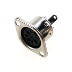 5pcs 3 4 5 6 7 8 Pin DIN Male Female Plug W/ Plastic Handle & Female Socket Hulled Panel Mount Keyboard Cable Connector Adapter