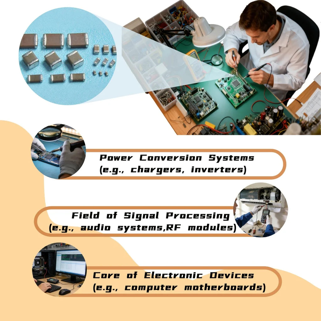 New 1206 SMD Ceramic Capacitor 0.5PF to 100UF MLCC X7R Chip Capacitors 50V Surface Mount Electronic Components Pack Brand new