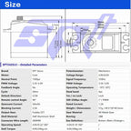 SPT 25KG 35KG Digital RC Servo Large Torque 180° 360° Metal Gear Waterproof Motor for RC Crawler Car SCX10 TRX4 Drift Robot