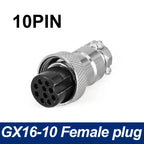 5/8' Female Male Plug GX16 Circular Connector 2Pin3pin4pin 5pin6pin7pin8pin9pin10pin Diameter 16mm L73 RS765 DF16 M16