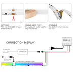 COB LED Strip Light WS2811 RGBIC 432/576/720Leds/M Dimmable Tape Lights For Christmas Home Party Decoration Lighting DC12V 24V