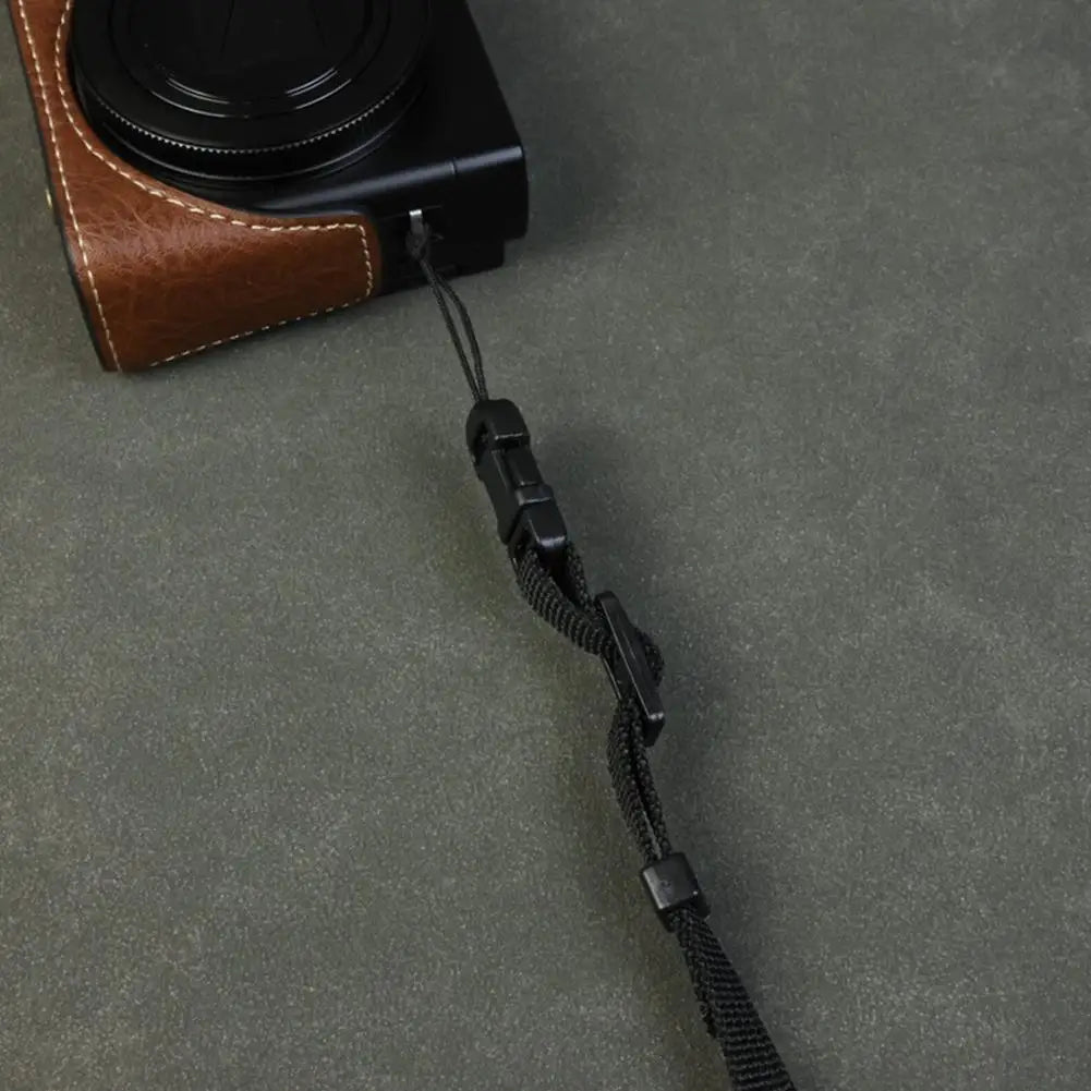 Handmade Leather Case for Panasonic Lumix TZ99 ZS99 Camera Carrying Bag with Adjustable Shoulder Strap