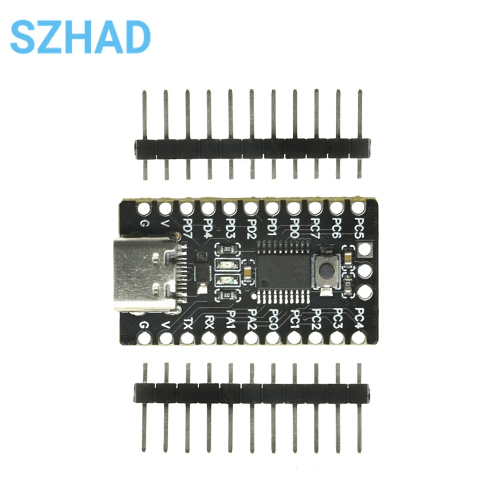1-10PCS CH32V003F4P6 Core Board Development Board CH32V003 Microcontroller Module RISC-V Processor TYPE-C Interface