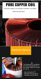Toroidal Power Transformer, 12V/36V/220V, 10-10000W Step-Up/Step-Down Transformer, Audio Amplifier, Parameters Can Be Customized