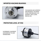 Optical rotary encoder E50S8 NPN  Photoelectric Incremental Rotary Encoder DC 5V 24V open collector output