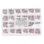 Ceramic Capacitor Kit Set 300pcs/960pcs 2pF-0.1uF Electronic Components Capacitor Assorted Kit IC Samples for DIY Electronics