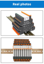 10pcs Slim Relay 5V 12V 24V DIN Rail Mounted Relay Moudle HF 41F SSR 30VDC 250VAC High Frequency Interface Relay With Led 6A