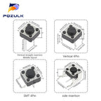 6*6 Tact Tactile Push Button Switch 4.3-13mm SMD DIP 2P/4Pin Micro Switch 6x6 Keys Tact ON/OFF 10 Models for Arduino