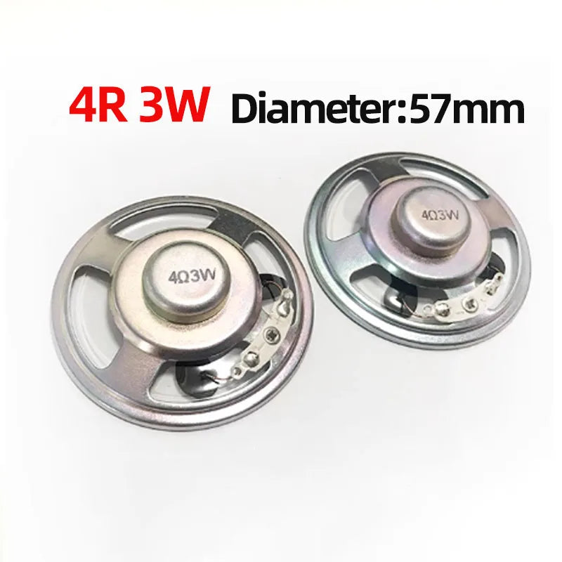 1PCS  4-Inch Diameter 102mm Square 60mm4/8 Ohm 10w Transparent Waterproof Speaker 4/8 Ohm 3w Diameter 57mm Speaker