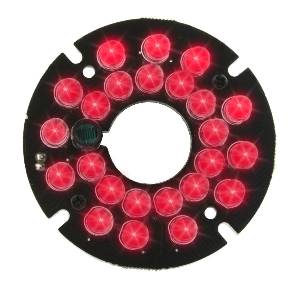 ELP 850nm / 940nm Night Vision Infrared Light 5V 24pcs IR LED Board for CCTV Surveillance USB Camera