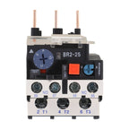 Thermal Overload Motor Relay 3 Phase AC 50Hz/60Hz FR NR2-25 IP20 Plug-in With Indicator Light For CJX2 Series Contactors