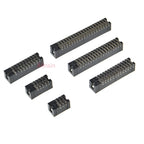 5/10Pcs Right Angle 6/10/20/26/34/40 Pin 2.54mm Pitch Male Socket Idc Box Header Pcb Connector Double Row 10p/20p/40p Dc3 Header