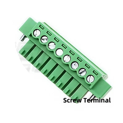 5pcs Terminal Connector 2EDGKM 3.81mm 5.08mm 3.5mm Pitch 15EDGKM PCB Terminal Block Plug-in Type 2~24P With Flange Fixed Panel