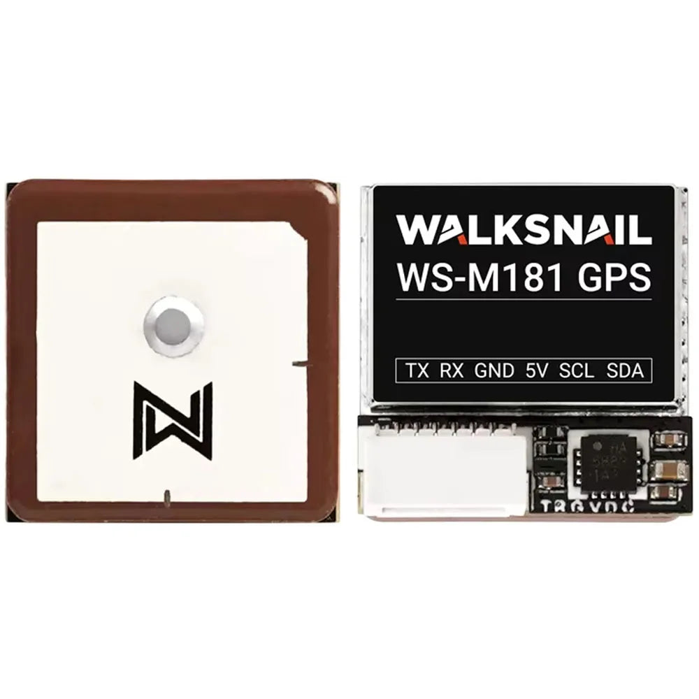 CADDX Walksnail WS-M181 GPS M10 GNSS BUILT-IN QMC5883 Compass Ceramic Antenna for RC FPV Airplane Long Range Freestyle Drone