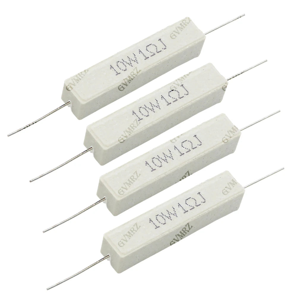 1R 2R 3R 5R 8R 1K Cement Wirewound Resistor 5W 10W Non-Inductive BPR56 Series 0.01R–10K  2.2R 330R 150R 100R 20R