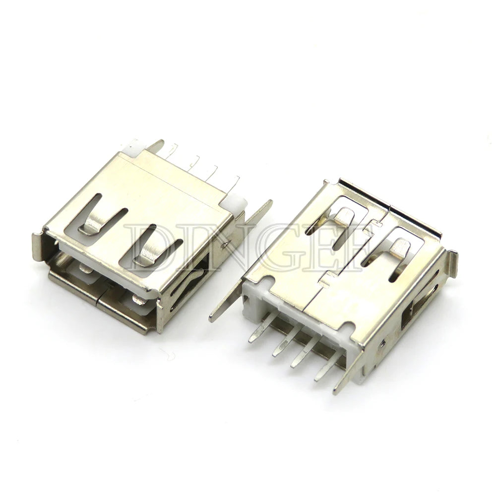 5Pcs USB Type A Standard Port Female Solder Jacks Connector PCB Socket USB-A USB-B type