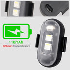 Car Motorcycle RGB LED Strobe Lights 8 Colors LED Flash Position Wireless Light Aircraft Airplane Helicopter Warning Lights
